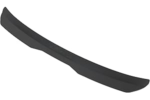 01 02 015 Heckspoiler, einfache Montage Universal-Dachspoilerlippe Langlebig für Schrägheck in Schwarz aus ABS-Kunststoff (natürlich)