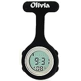 The Olivia Collection-030 Black – Armbanduhr, Armband Silikon Farbe schwarz