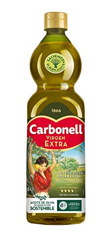 Carbonell Huile d'olive Virgen Extra, lot de 3 x 1 L (Total 3 L)