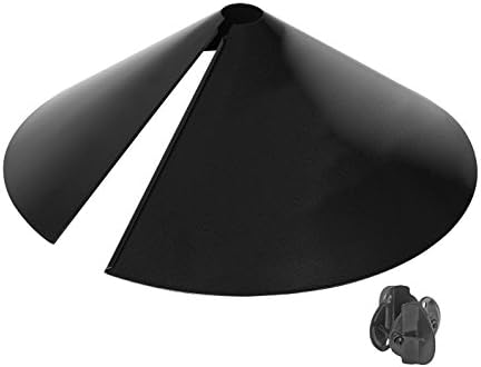 More Birds Squirrel-X Wrap Around Metal Squirrel Baffle Protects Bird Feeders From Squirrels, 18-Inch