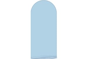 AIBIIN 1 x 2,1 m solider blauer Bogenhintergrund, zweiseitig, passend für Hochzeit, Geburtstag, Babyparty und Bankett