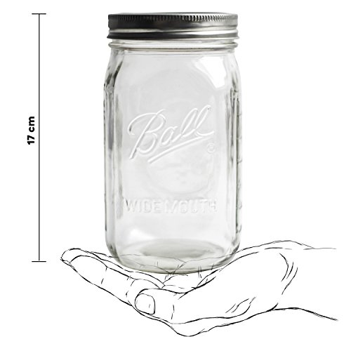 Ball Mason Jar Wide Mouth ● Einmachglas ● 945 ml ● 32 oz ● KoRo Drogerie - 3