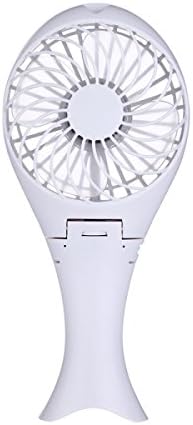 Mini Usb Rechargeable Handheld Portable Fan,White