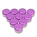 Chinatera 10Pcs Mini Cosmetic Empty Jar Pot Eyeshadow Makeup Face Cream Container (Purple)