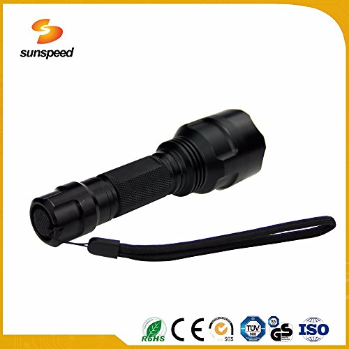 SUNSPEED LED Taschenlampe/5 Modus Regulierbar/ 800 Lumen /IP65 Wasserdicht/18650 wiederaufladbare Batterie+Batterieladegerät - 4