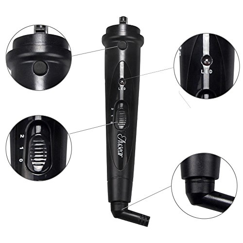 Lockenstab,Ausear 3 in 1 Multifunktions Austauschbare Lockenwickler Kit - 4