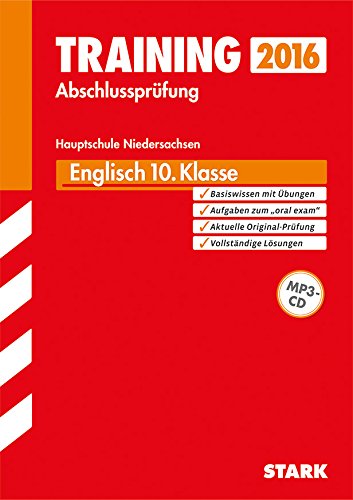 Preisvergleich Produktbild Training Abschlussprüfung Hauptschule Niedersachsen - Englisch, mit CD
