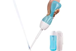RAWWEFACTIC Tragbar Po Dusche Portable Bidet - 400ML Podusche Mit Einziehbarer Düse, Popodusche Mit Aufbewahrungstasche，weichere und haltbarere Flasche, Intimdusche Wochenbett，Po Dusche für Toilette Reisen (A)