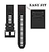 Produktbild Wearable4u Garmin Fenix 5 Band 22 mm Schnellspanner Easy Fit Silikon Ersatz Uhrenarmband für Garmin Fenix 5 Saphir, Quatix 5, Quatix 5 Saphir, Forerunner 935, zu-S60
