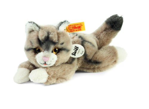 Preisvergleich Produktbild Steiff 281570 - Kitty Katze 22 cm, grau liegend