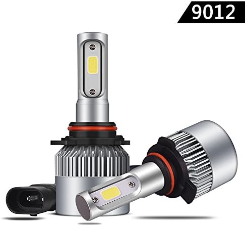 VIGOREA S2 Series LED Headlight Bulbs All-in-One Conversion Kit - 9012 - 80W/8000LM/6000K Cool White COB, 3 Year Warranty