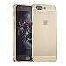 Produktbild Oneplus 5 Hülle,Oneplus 5 Metall Cover,WIWJ Handyhülle Metall Case Cover 2 in 1 Aluminium Rahmen Zurück Rückseite Bumper Case Metal Hülle Ultra Dünn Anti-Scratch Shockproof Hard Schutz Handy Hülle Case Schutzhülle für Oneplus 5+1x Touch Stylus Pen-Tyrant Gold