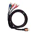 Produktbild Goodlucking HDMI auf Cinch Kabel, 1,5 m HDMI, Typ A männlich zu 5RCA Stecker männlich, Video Audio AV Komponenten Konverter Adapter Kabel für HDTV DVD und die meisten LCD-Projektoren (Nylon)