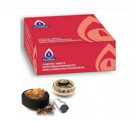 Räucherkohle Schnellzünder-Tabl. 33mm, 10 Tabletten