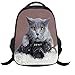 Produktbild Neue Print niedlichen Tier Katze Schultasche Grundschule Rucksack Kinder Cartoon College AB-005