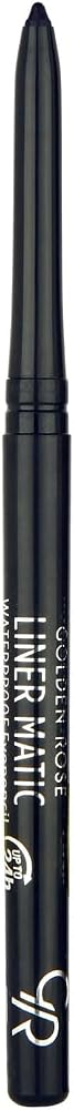 GOLDEN ROSE Liner Matic Waterproof Eyepencil - Suya Dayanıklı Göz Kalemi No:201 Black