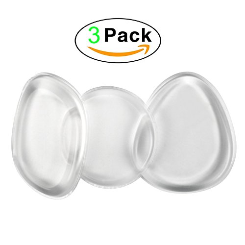 3 Silikon Make-Up Schwamm / Silicone Blender Sponge weniger Make-Up Verbrauch leichten Reinigung des Silikongels