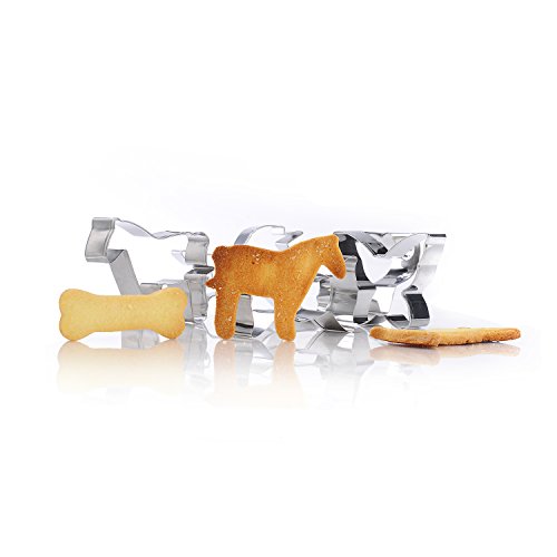 GWHOLE 26 tlg Ausstechformen Edelstahl Ausstecher Set für Keks, Plätzchen, Tortendekorationen - 3