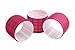 BaByliss Ceramic Extra Large Rollers Hot Pink - 75 mm, Pack of 3