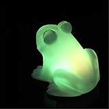 display08 - Lámpara de noche LED en forma de rana y con colores cambiantes, bonita y colorida...