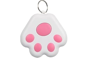 ISAKEN Mini rastreador GPS para mascotas, Bluetooth, antiperdido, resistente al agua, rastreador inteligente, localizador de rastreadores antipérdidas, localizador para perros, gatos, mascotas, bicicleta,