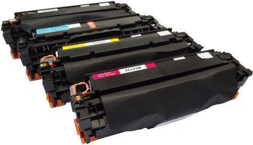 4 Toner kompatibel für HP CC530-33A