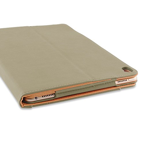 iPad Pro 9.7 Hülle FusionTech® – Slim Fit Leder Folio Schutzhülle mit Smart Cover Auto Sleep/Wake Funktion für Apple iPad Pro 9.7 inch Modell 2016 - 5