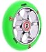 Produktbild Anaquda Spoked 110mm 88A Wheel + Abec 9 Lager Stund Scooter Roller Rolle titan / Green