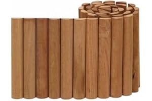 ROG GARDEN-LINE Rasenkante aus Bangkirai Hartholz 180 x 30 cm Rollboarder Beetumrandung