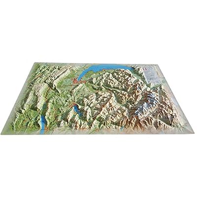 3DMAP CARTE EN RELIEF DE LA HAUTE SAVOIE VERSION ETE