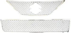 Auto Spare World Front Chrome Grill Compatible With Maruti Suzuki Baleno 2015-2018 (Set of 2 Pcs.)