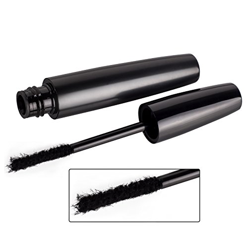 3D Fiber Verdickung und Verlängerung schwarze Wimperntusche mit Schwarze Vitrine + Makers Augenbraue Pinsel - 3