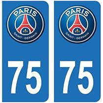 Clubs de Foot, Rugby, Tennis - stickers pour plaques immatriculation