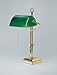 Produktbild Bankers Lamp, grüner Schirm Gestell aus glänzend poliertem Messing - (W2-99 gr P)