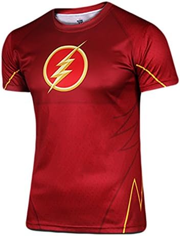 Love L Marvel T-Shirt (Medium, Flash man-2)