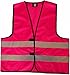 Produktbild Profi Funktionsweste Sicherheitswarnweste reflektierend Sicherheit Warnweste pink