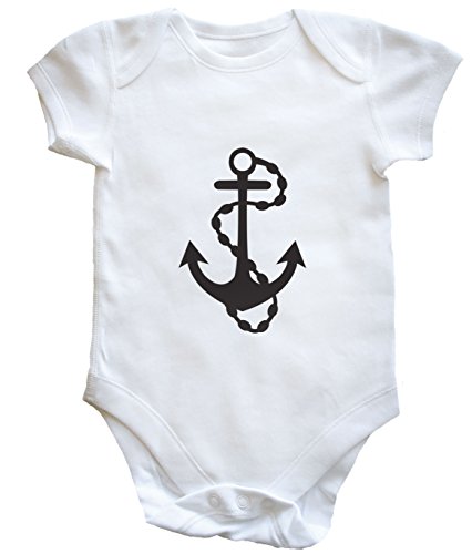 HippoWarehouse anchor design baby vest boys girls