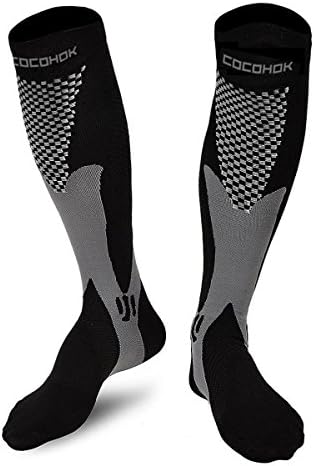 Compression Socks for Men & Women, Ideal for Sport, Work, Flight, Maternity, Running, Increase Performance, Stamina, Circulation and Recovery