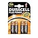 Price comparison product image 20 X DURACELL PLUS AA SIZE BATTERY 4 PK 4PACK | 20 PACK BUNDLE