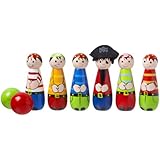 Orange Tree Toys : bolos de madera : pirata