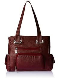 Meridian Women's Handbag(Mrb-065,Maroon)