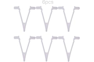 Wateralone 6 Piece Pool Accessory Butterfly V Clips Locking Pins Replacement Set Works With Swimming Pool Skimmers, Nets, Vacuum Handle, Brushes