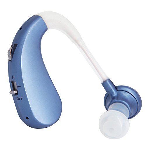 Preisvergleich Produktbild SEXLLY Hörgeräte für ältere Menschen Stealth Wireless USB aufladbare BTE Hörgeräte älteren taub ( Color : Blau )