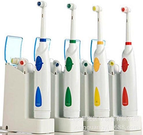 SAPEOO102 Electric Toothbrush For Children Age 4 + 2 Minutes Smart-timer Waterproof Dental Care LED Light Power By AAA Battery,Yellow