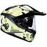 ZEUS ZS-913 B6F Motosiklet Kaskı Kapalı Kask Yellow Green S