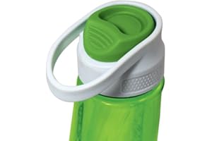 Kurgo Gourd Water Bottle & Bowl, 2 in 1 Dog Travel Water Bottle, Detachable Bowl, BPA Free, Holds 750 ml, Grass Green