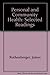 Produktbild Personal and Community Health: Selected Readings