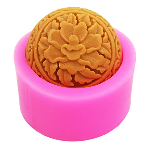 LC Skulptur FLOWER N458 Mould Craft Art Silikon Seife Form Craft DIY, Seifengießform Kerze handgefertigt