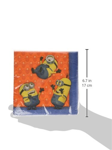 20 Servietten aus Papier Minions 33cm - 3