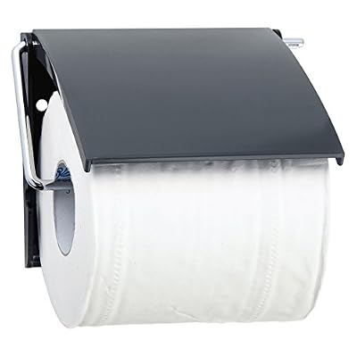 MSV 141907 Porte-Papier Toilette en polystyrène Anthracite/Gris Polystyrol, 30 x 20 x 15 cm